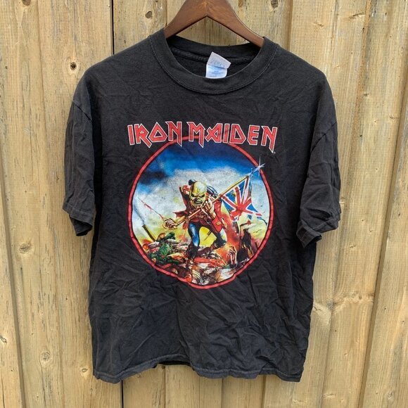 Vintage 2002 Iron Maiden Graphic T Shirt 'The Trooper' Large - Picture 3 of 9